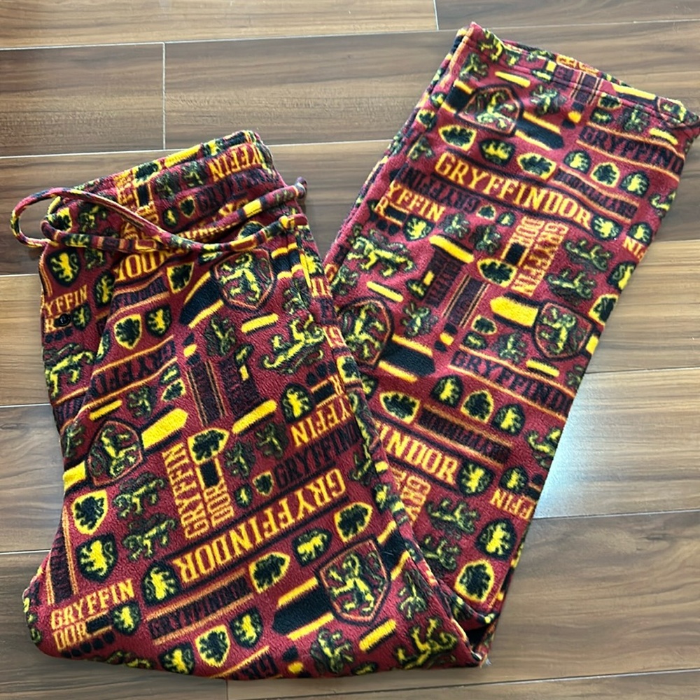 XL Harry Potter griffindor fleece pajama pants